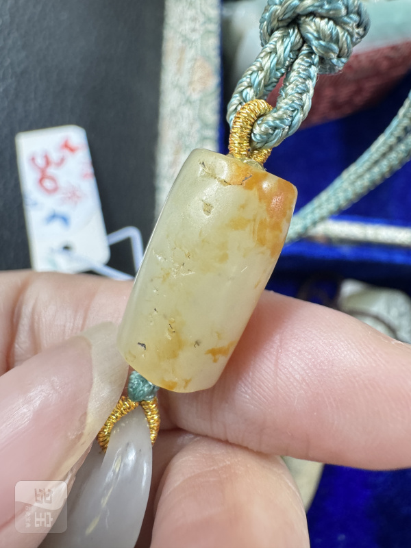 清 玉福寿坠多宝串 - 图8